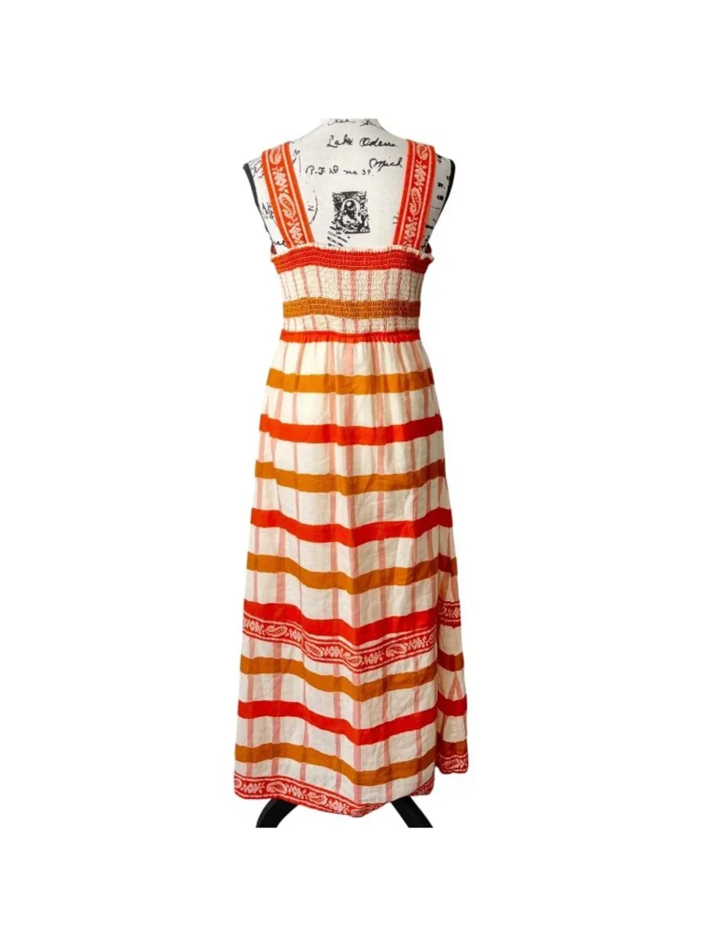 Spartina 449 Womens Size S Cleona Midi Dress Richmond Hill Plaid Sleeveless - Picture 3 of 8